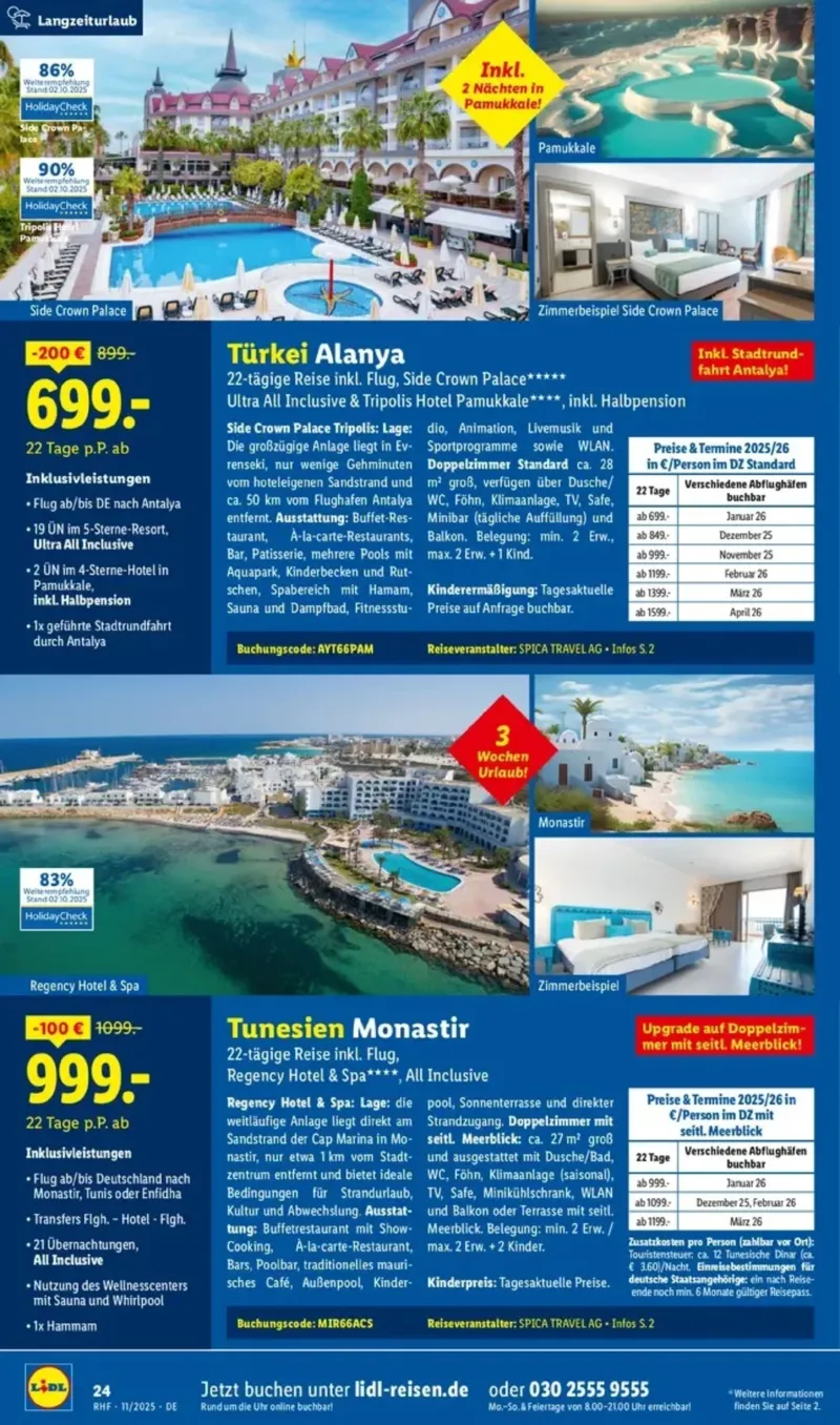 Lidl-Reisen Prospekt vom 29.10.2025, Seite 10