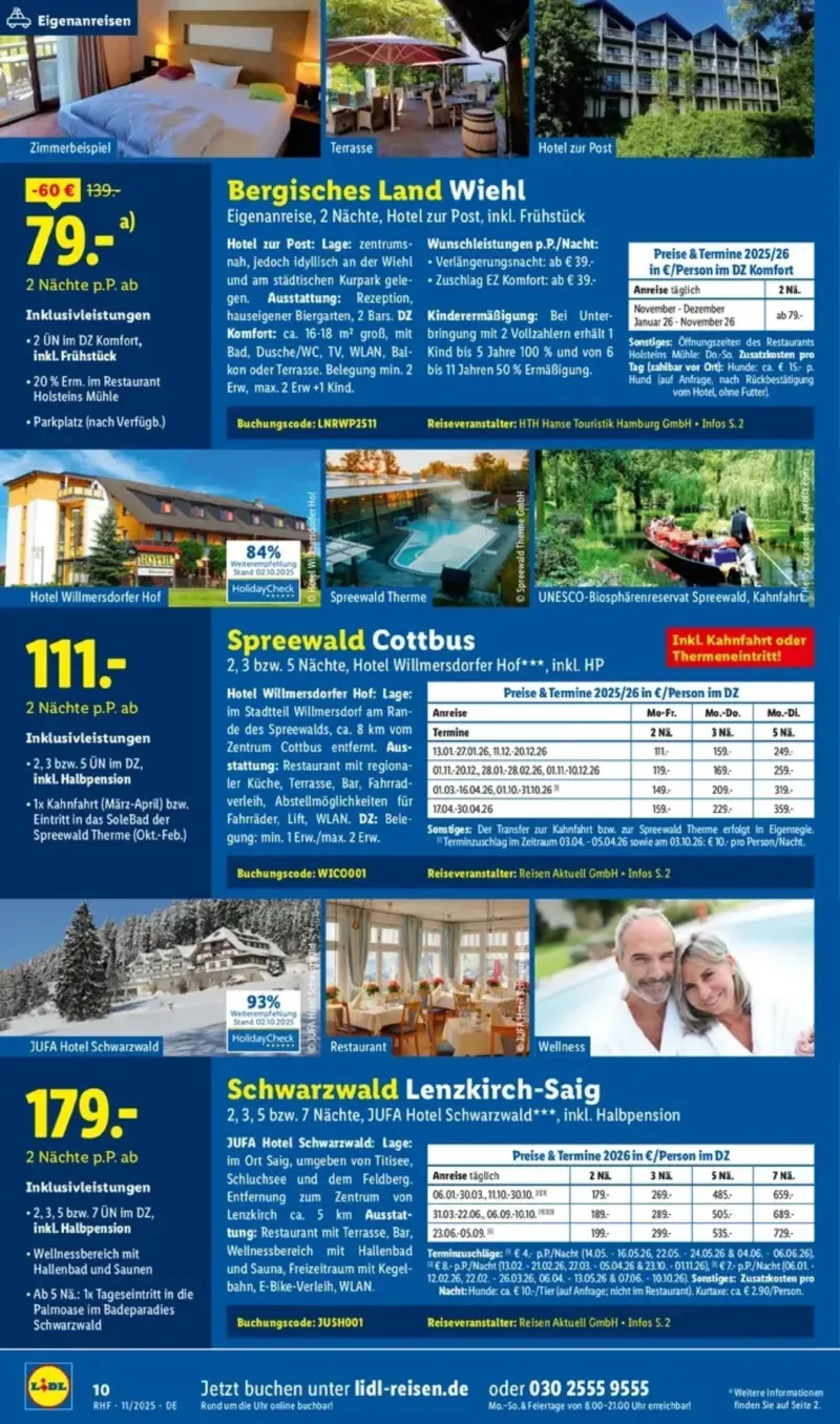 Lidl-Reisen Prospekt vom 29.10.2025, Seite 12