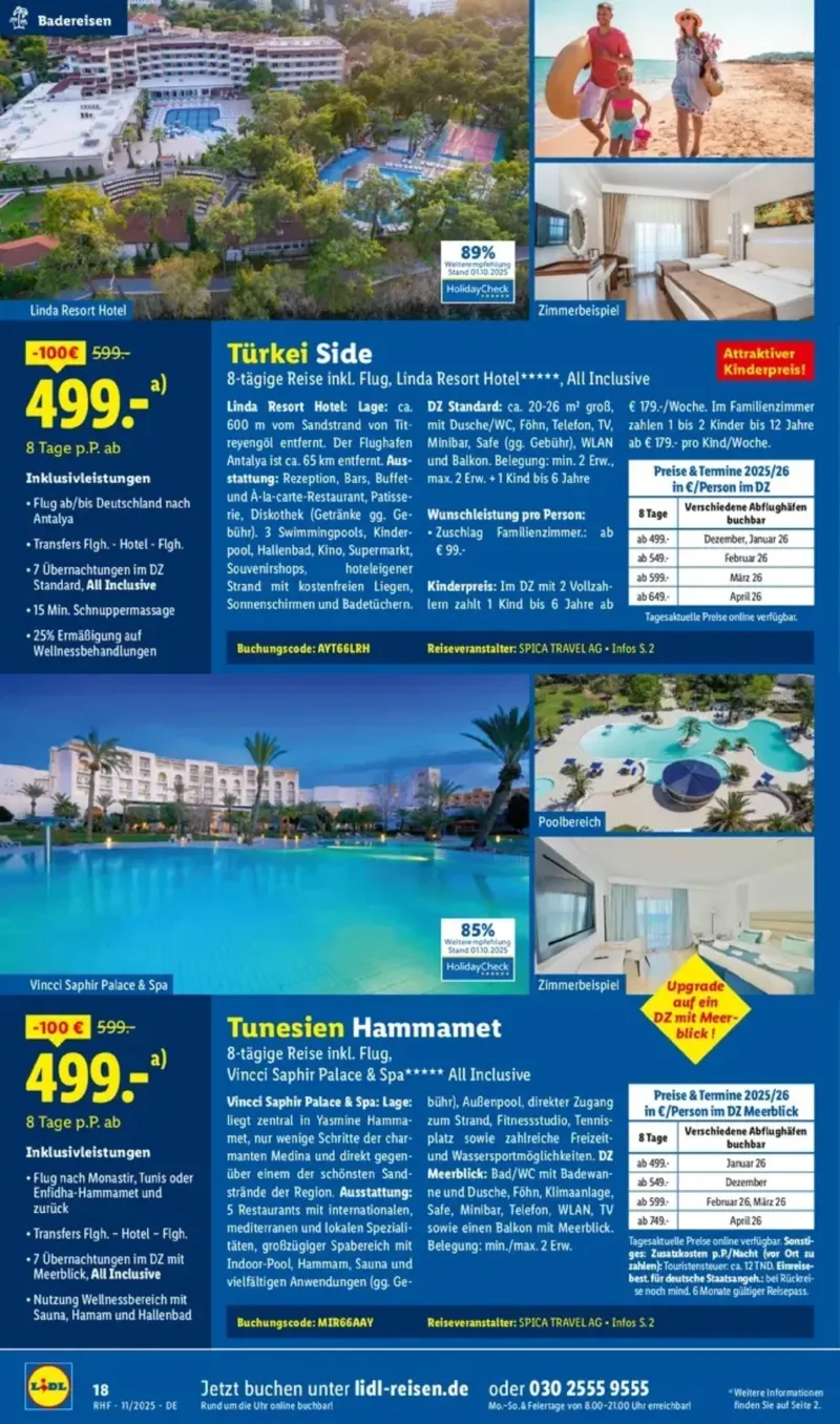 Lidl-Reisen Prospekt vom 29.10.2025, Seite 13
