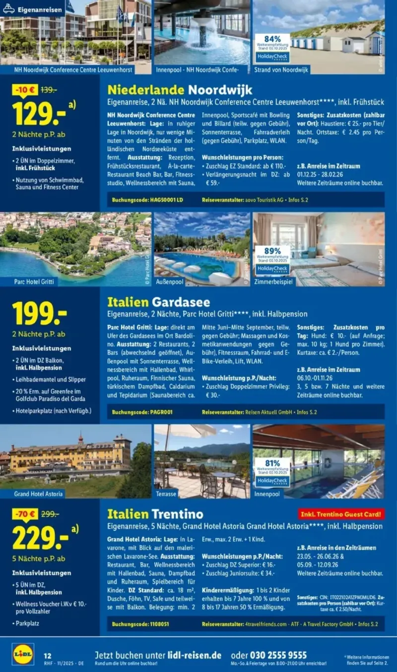 Lidl-Reisen Prospekt vom 29.10.2025, Seite 14