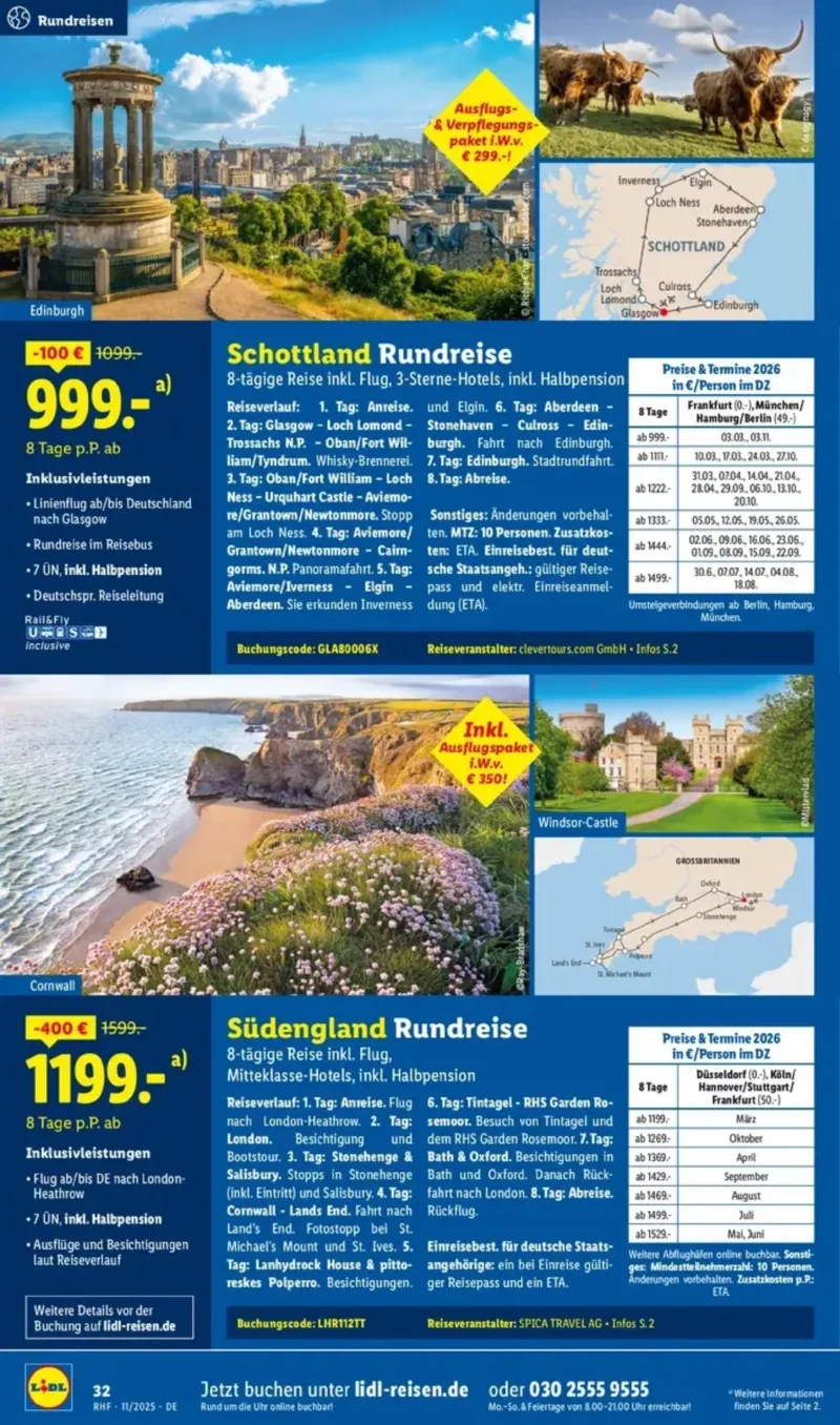 Lidl-Reisen Prospekt vom 29.10.2025, Seite 19