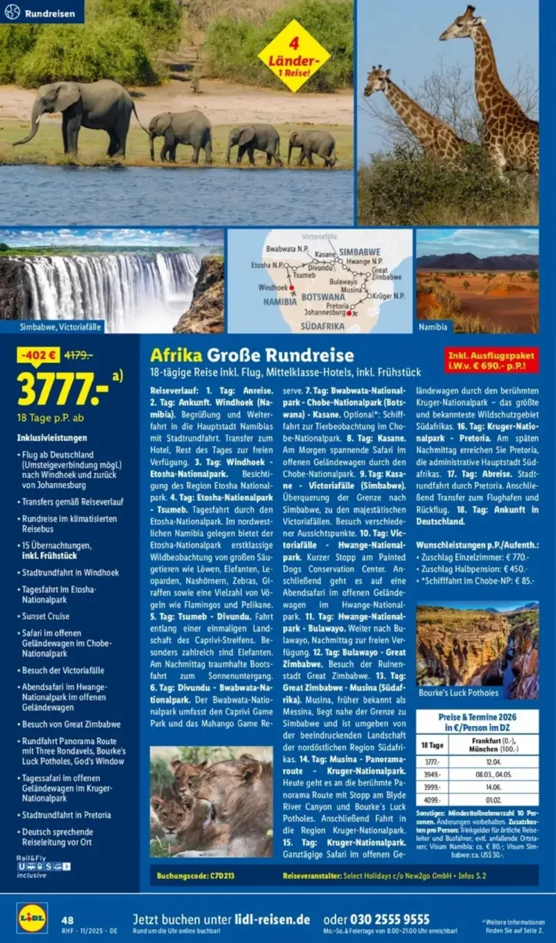 Lidl-Reisen Prospekt vom 29.10.2025, Seite 23