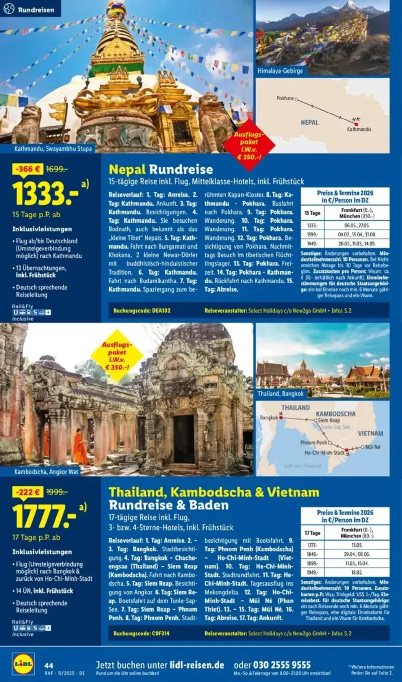 Lidl-Reisen Prospekt vom 29.10.2025, Seite 25