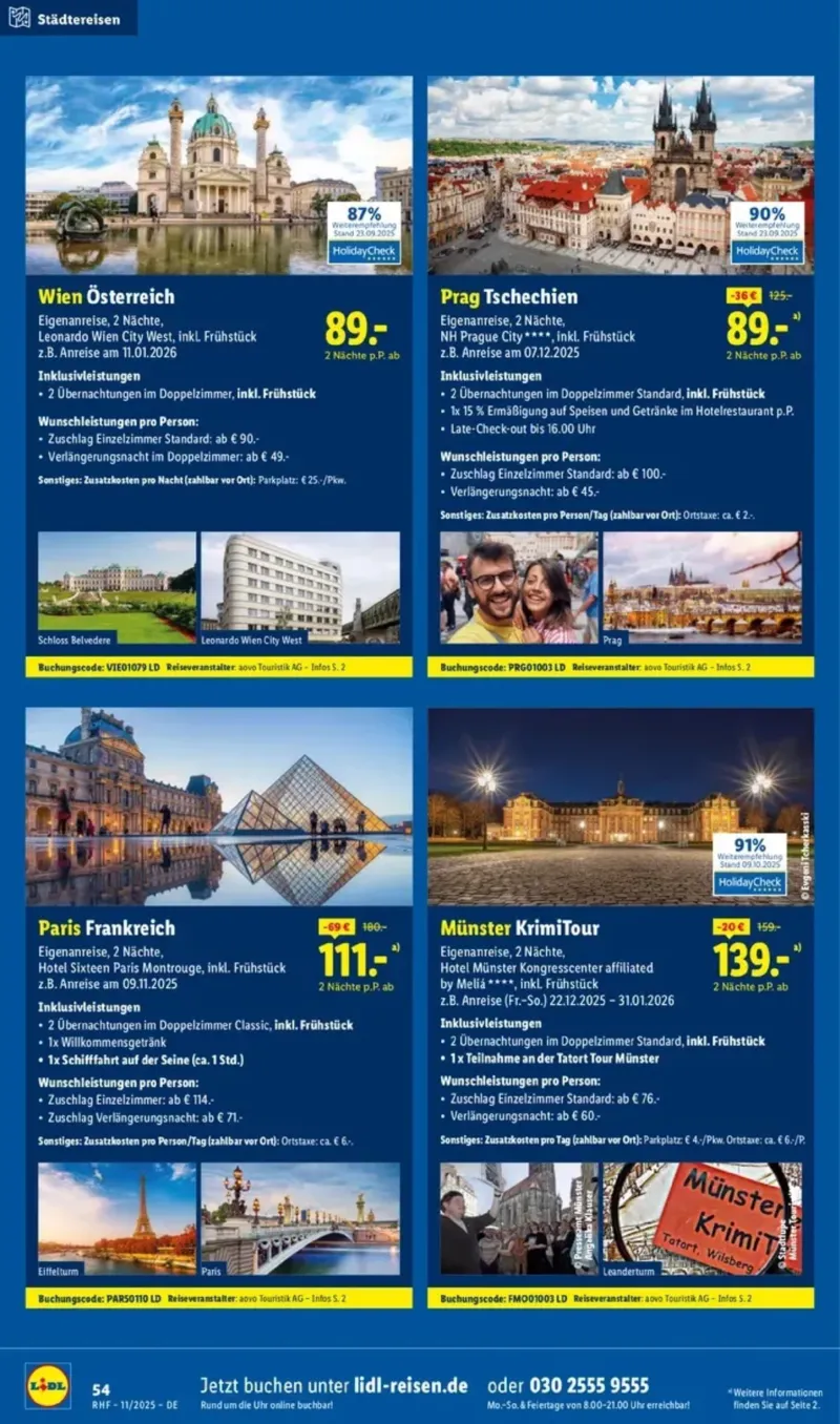 Lidl-Reisen Prospekt vom 29.10.2025, Seite 29