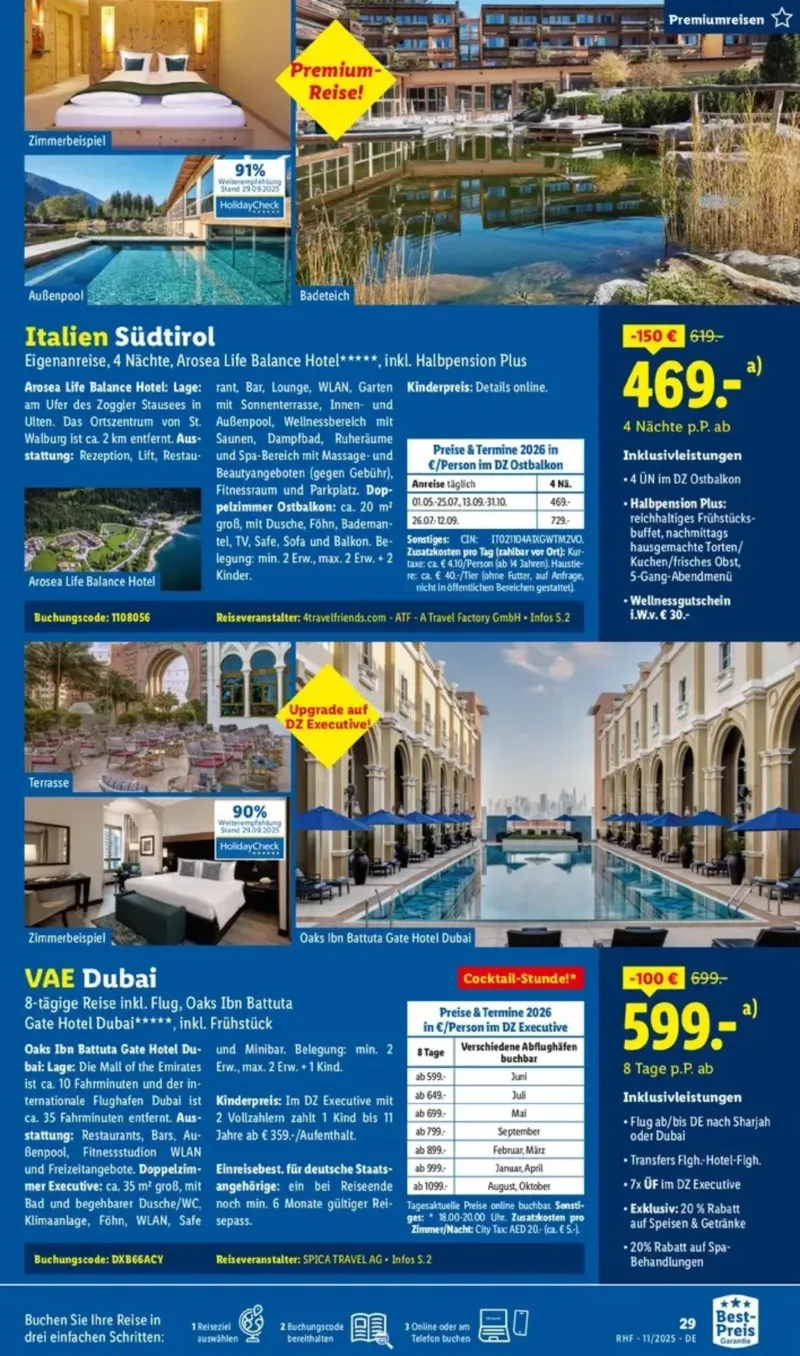 Lidl-Reisen Prospekt vom 29.10.2025, Seite 36
