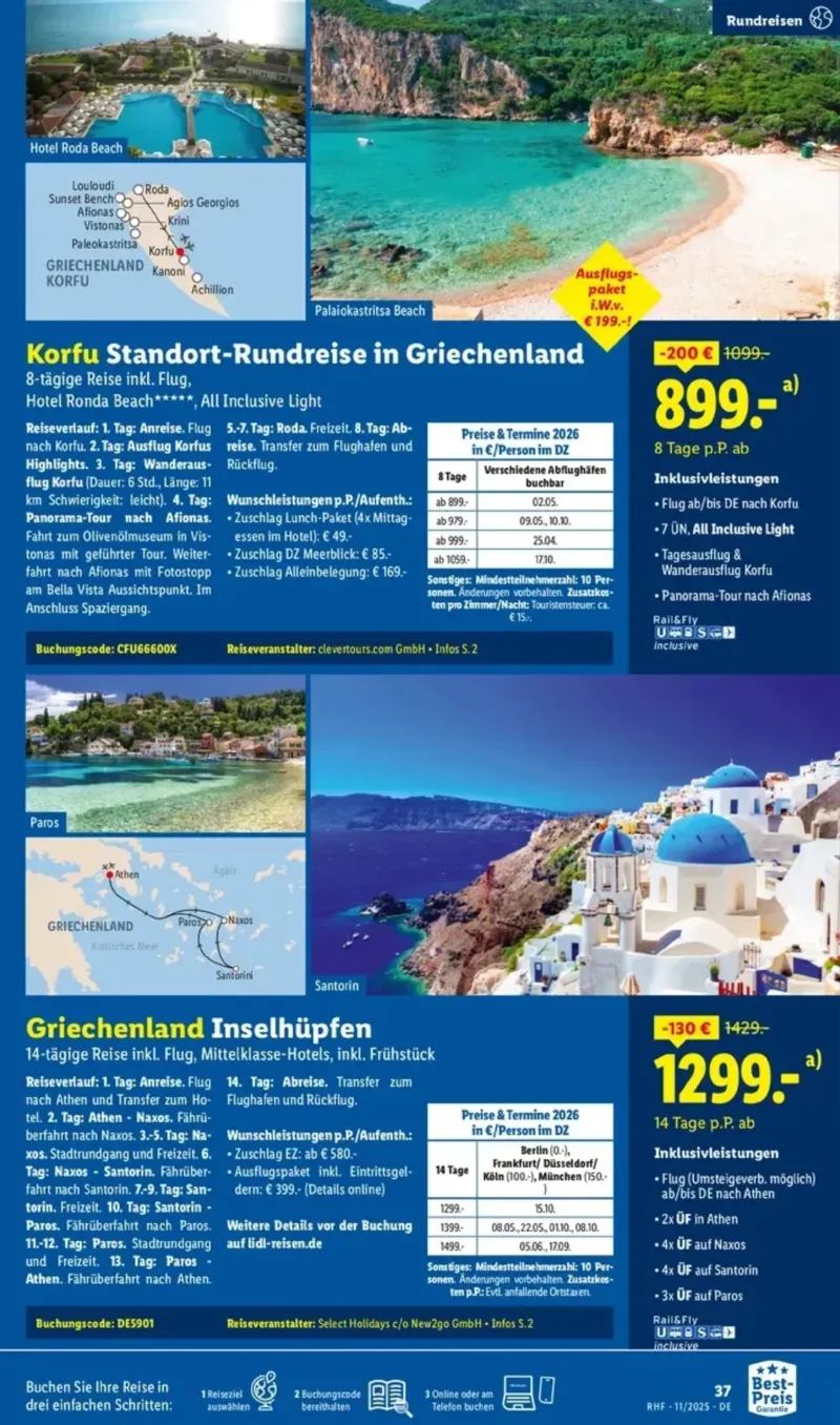 Lidl-Reisen Prospekt vom 29.10.2025, Seite 44