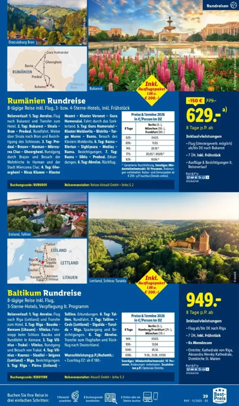 Lidl-Reisen Prospekt vom 29.10.2025, Seite 46