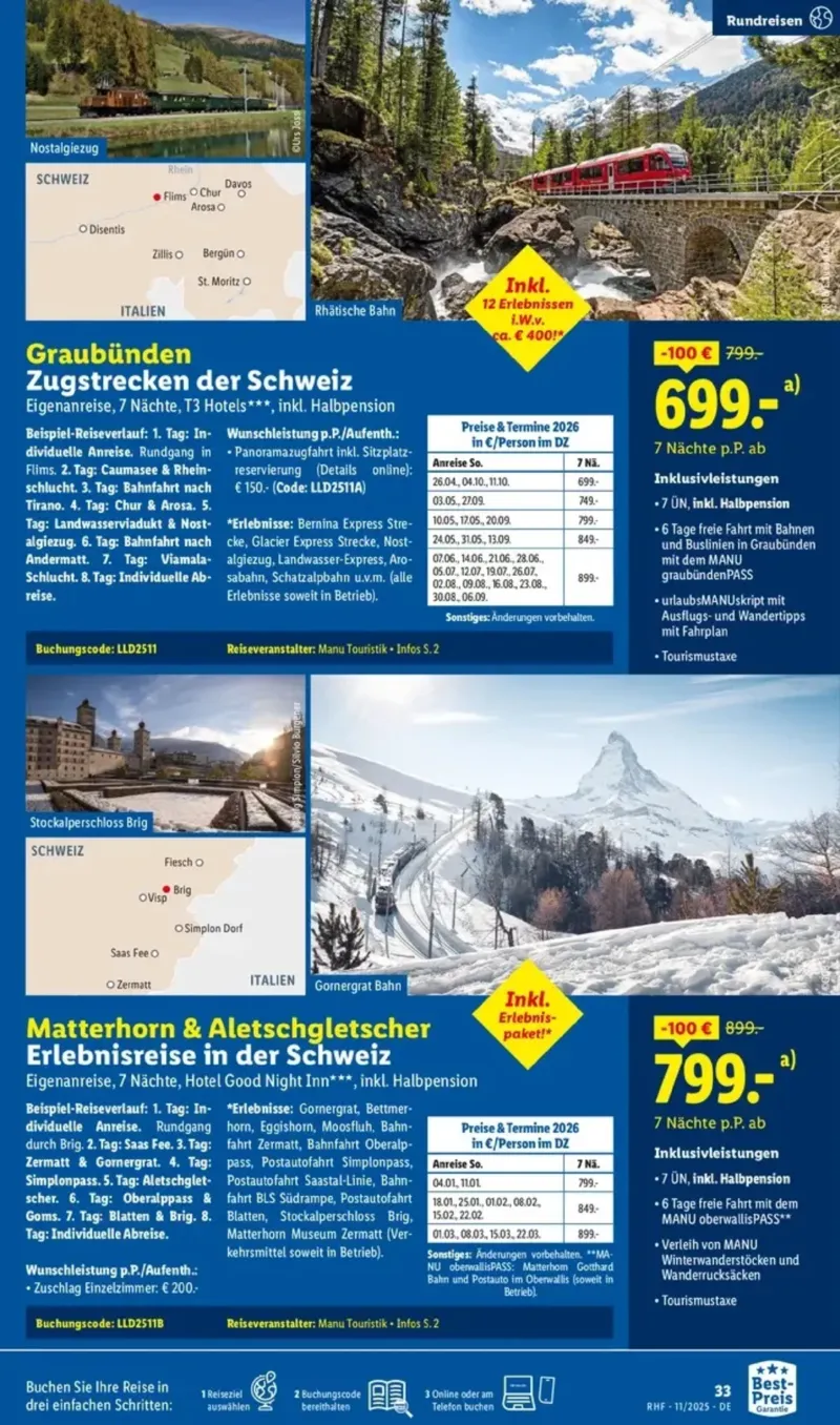 Lidl-Reisen Prospekt vom 29.10.2025, Seite 47