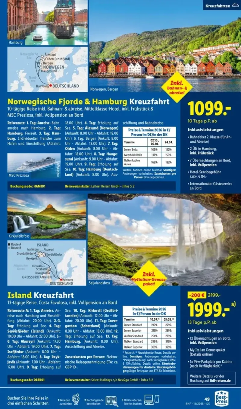 Lidl-Reisen Prospekt vom 29.10.2025, Seite 51