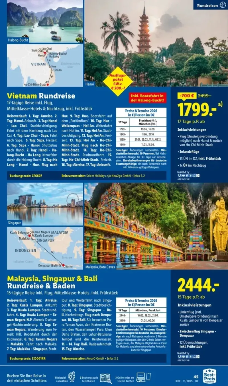 Lidl-Reisen Prospekt vom 29.10.2025, Seite 53