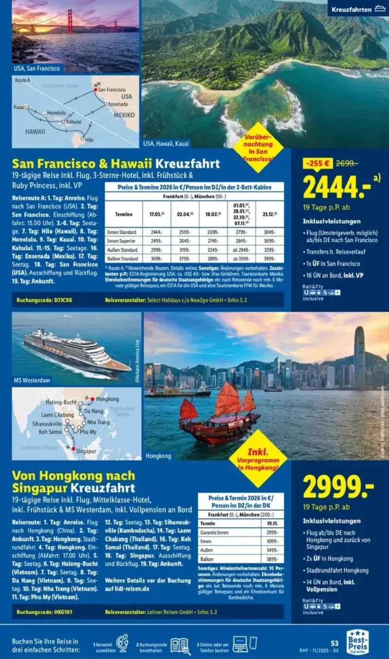 Lidl-Reisen Prospekt vom 29.10.2025, Seite 55