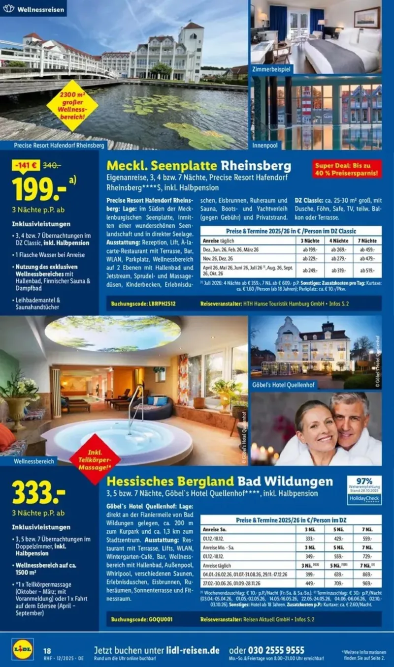 Lidl-Reisen Prospekt vom 01.12.2025, Seite 13