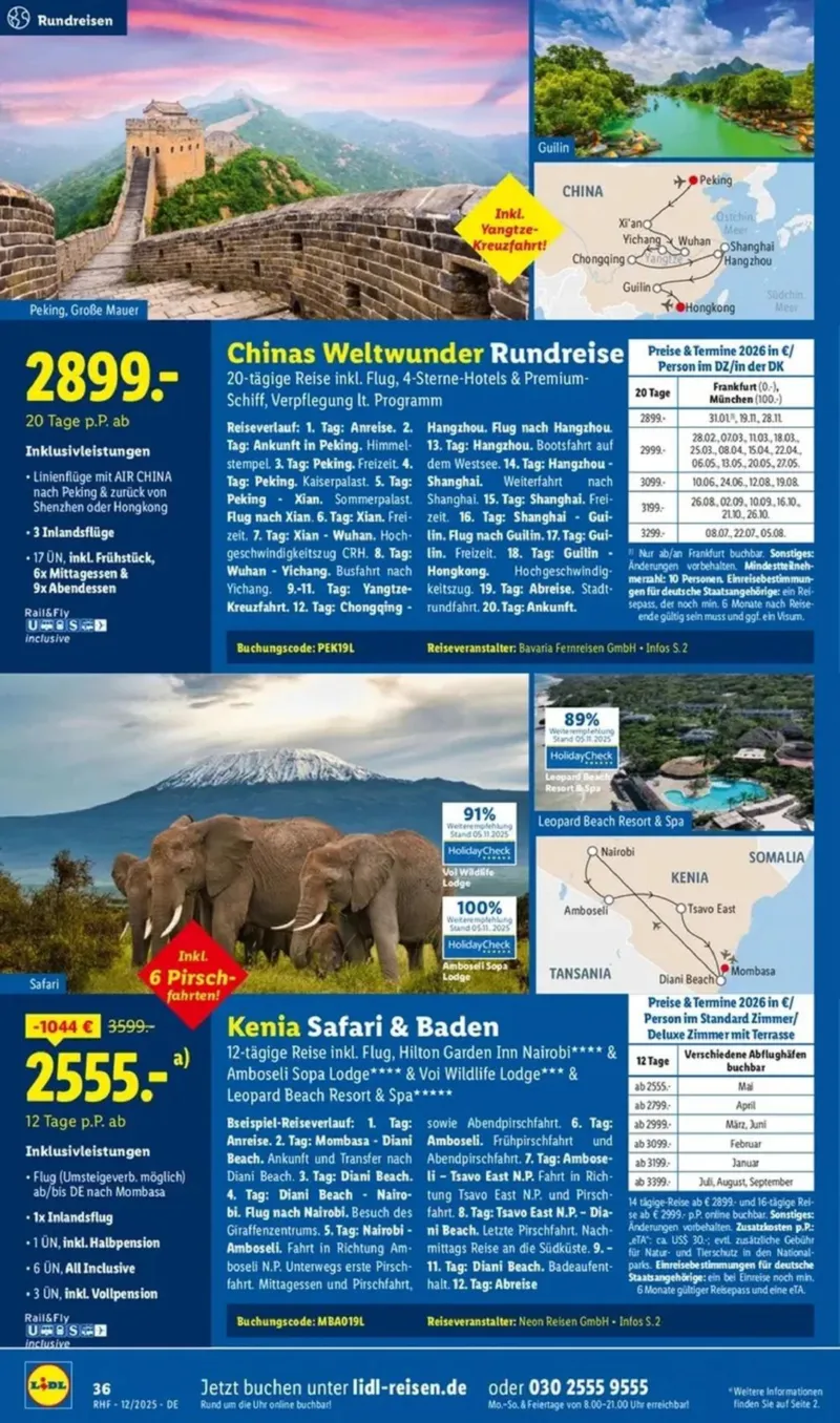 Lidl-Reisen Prospekt vom 01.12.2025, Seite 21