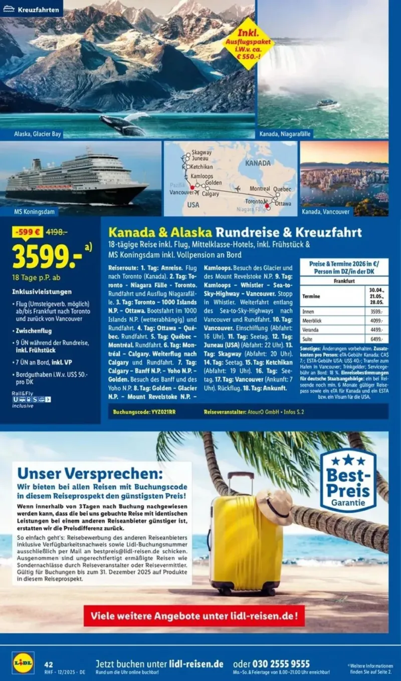 Lidl-Reisen Prospekt vom 01.12.2025, Seite 23