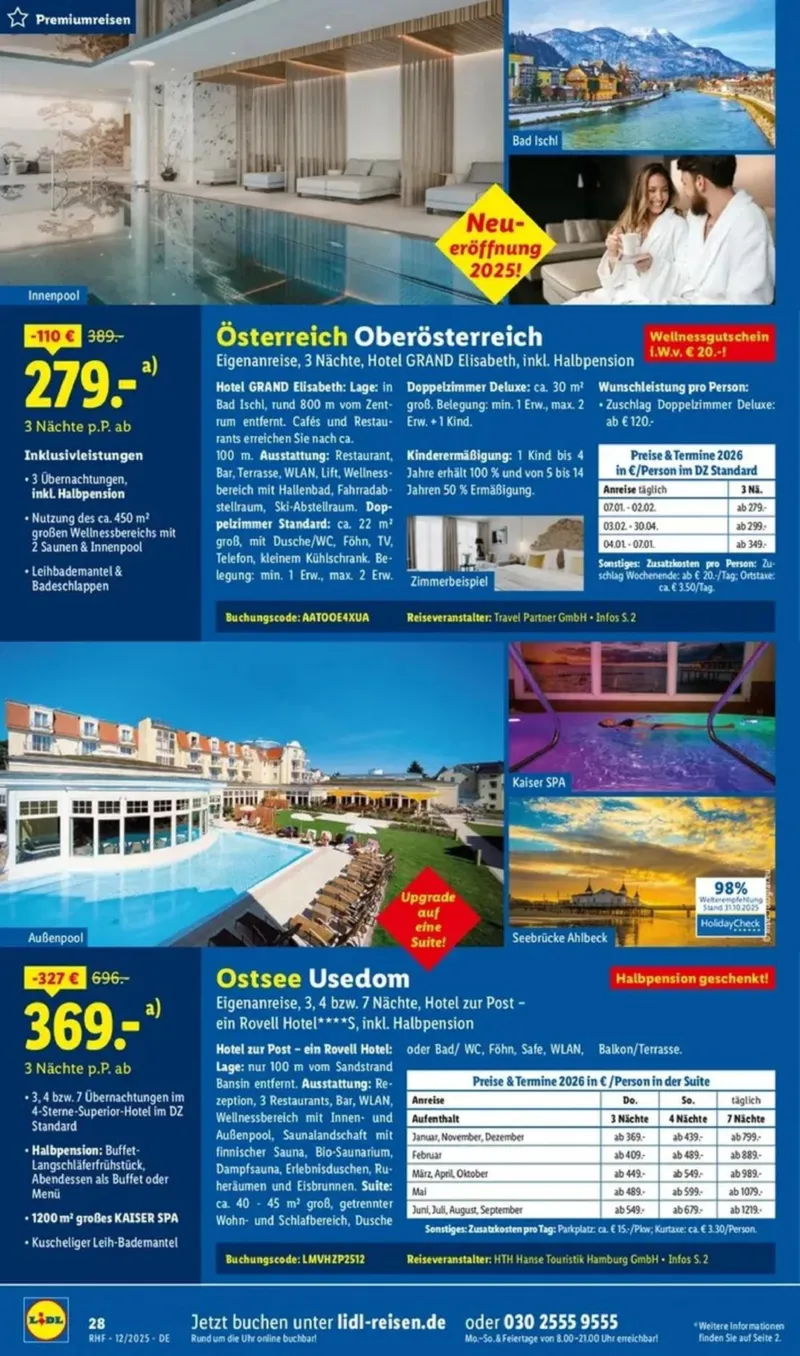 Lidl-Reisen Prospekt vom 01.12.2025, Seite 8