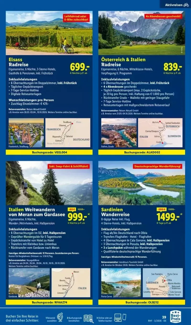 Lidl-Reisen Prospekt vom 28.02.2026, Seite 39