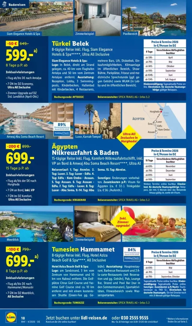Lidl-Reisen Prospekt vom 28.03.2026, Seite 14