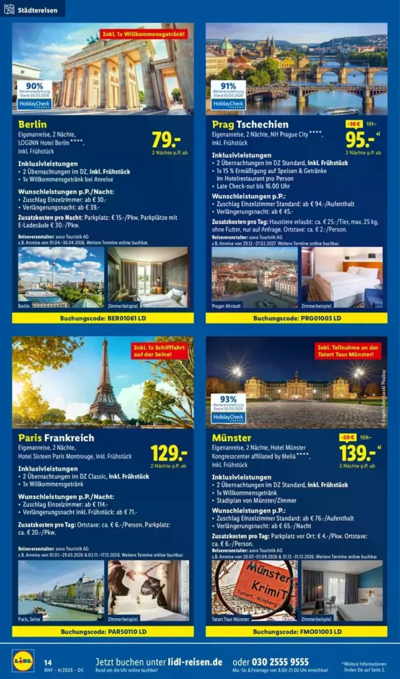 Lidl-Reisen Prospekt vom 28.03.2026, Seite 16