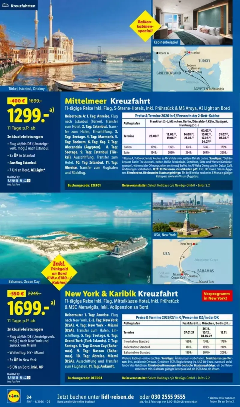 Lidl-Reisen Prospekt vom 28.03.2026, Seite 20