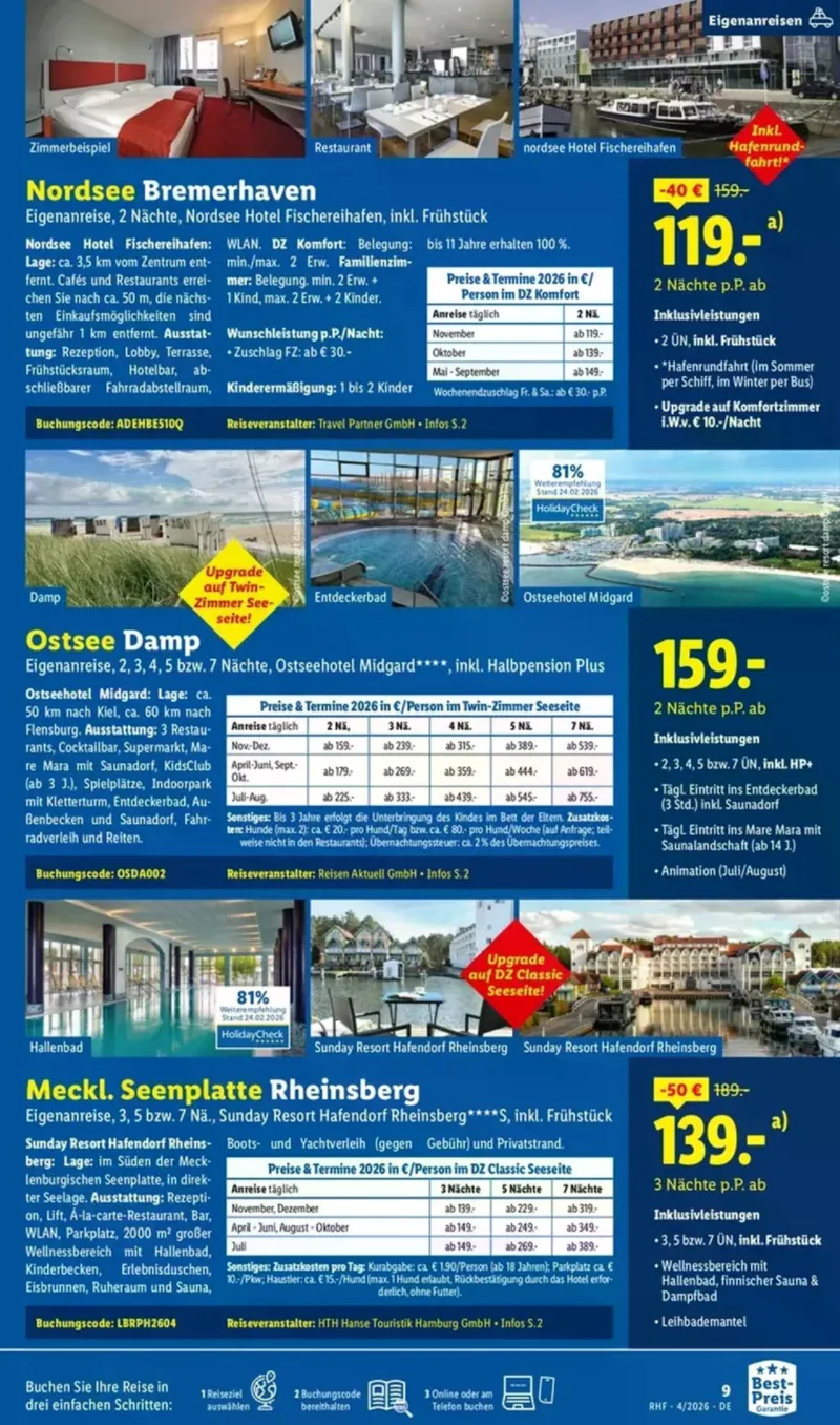 Lidl-Reisen Prospekt vom 28.03.2026, Seite 22