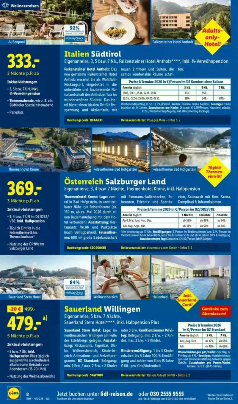Lidl-Reisen Prospekt vom 28.03.2026, Seite 4