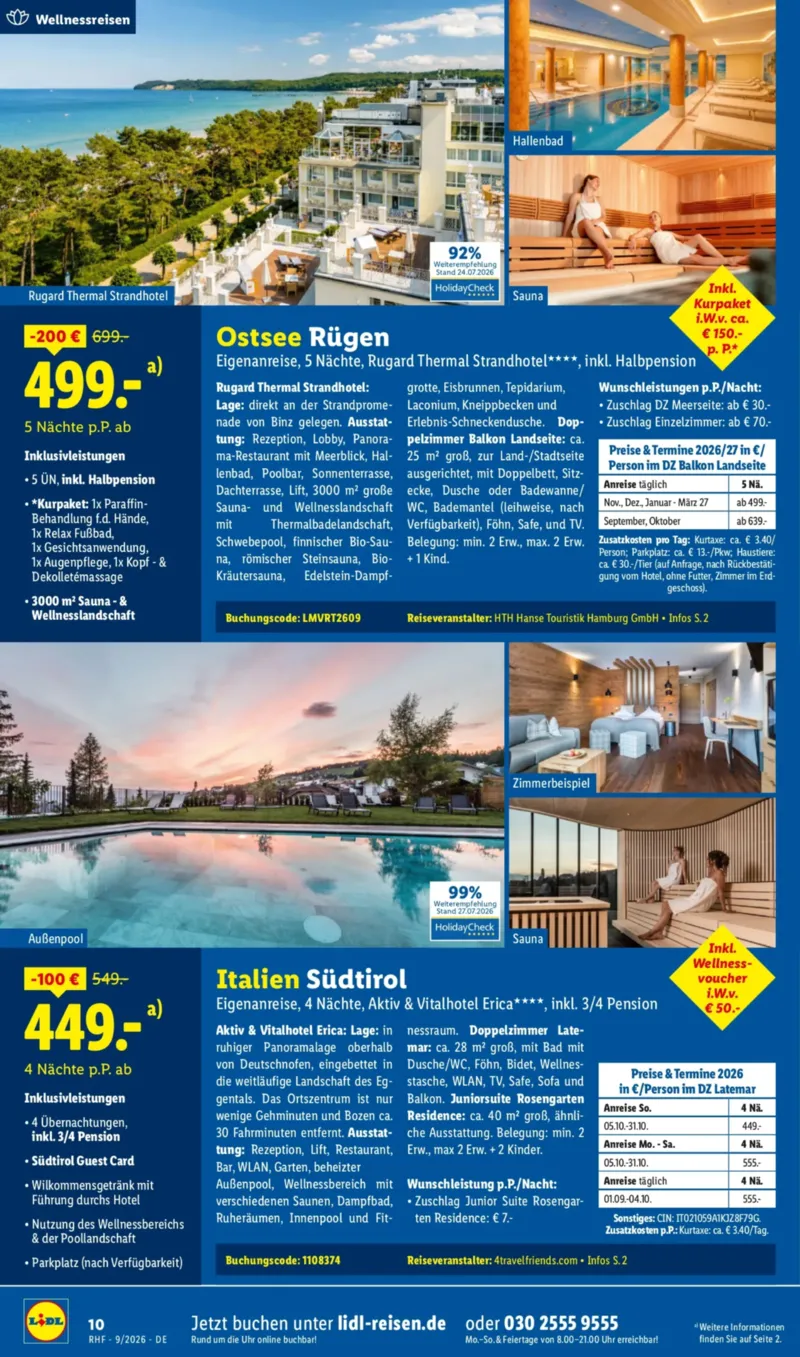 Lidl-Reisen Prospekt vom 29.08.2026, Seite 10