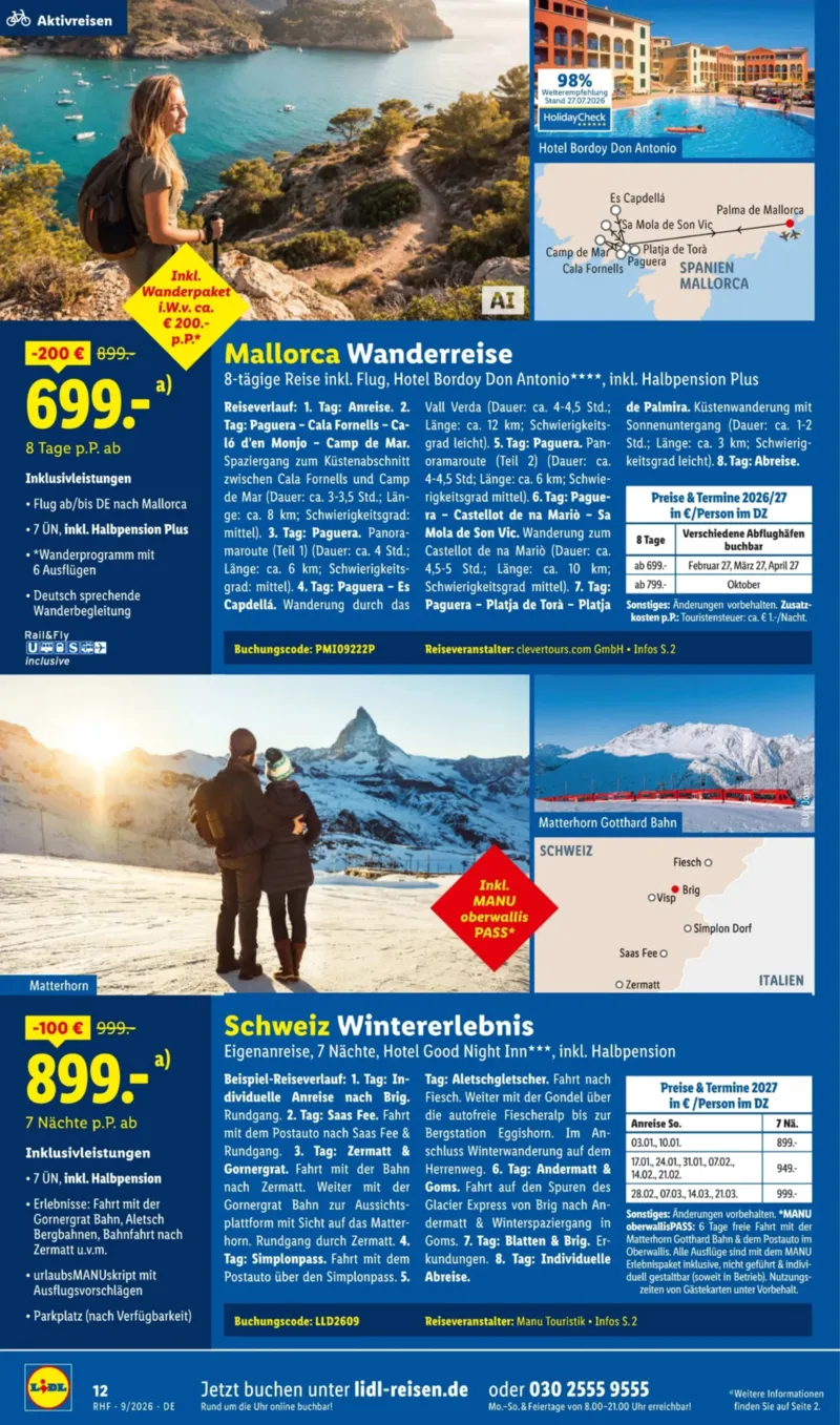 Lidl-Reisen Prospekt vom 29.08.2026, Seite 12