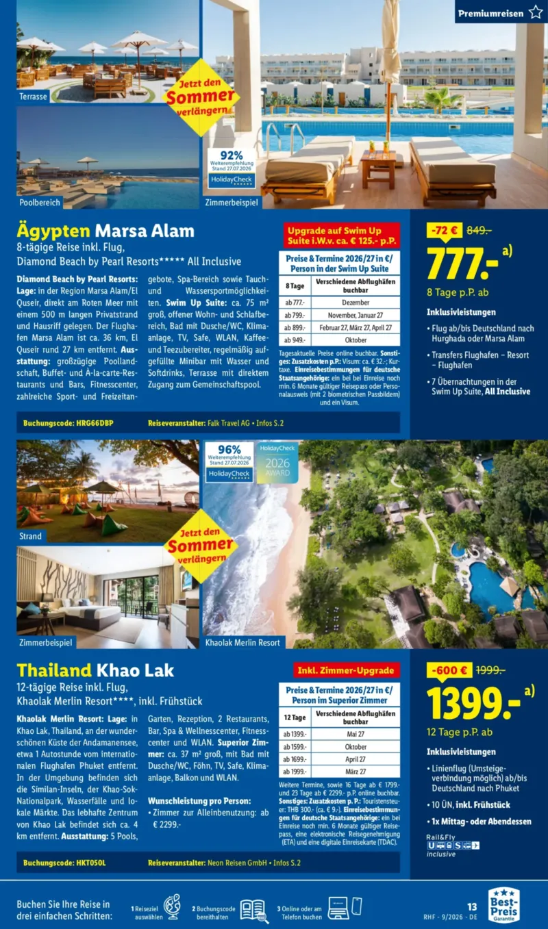 Lidl-Reisen Prospekt vom 29.08.2026, Seite 13