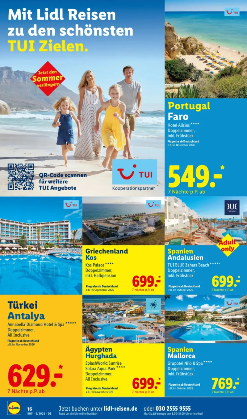 Lidl-Reisen Prospekt vom 29.08.2026, Seite 16