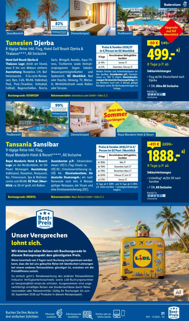 Lidl-Reisen Prospekt vom 29.08.2026, Seite 21