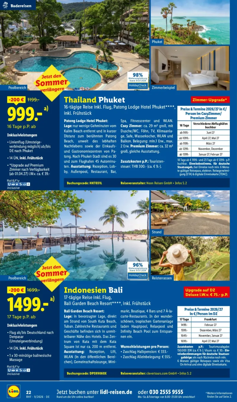 Lidl-Reisen Prospekt vom 29.08.2026, Seite 22