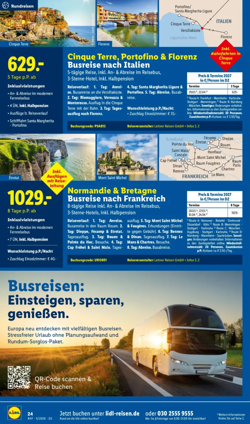 Lidl-Reisen Prospekt vom 29.08.2026, Seite 24