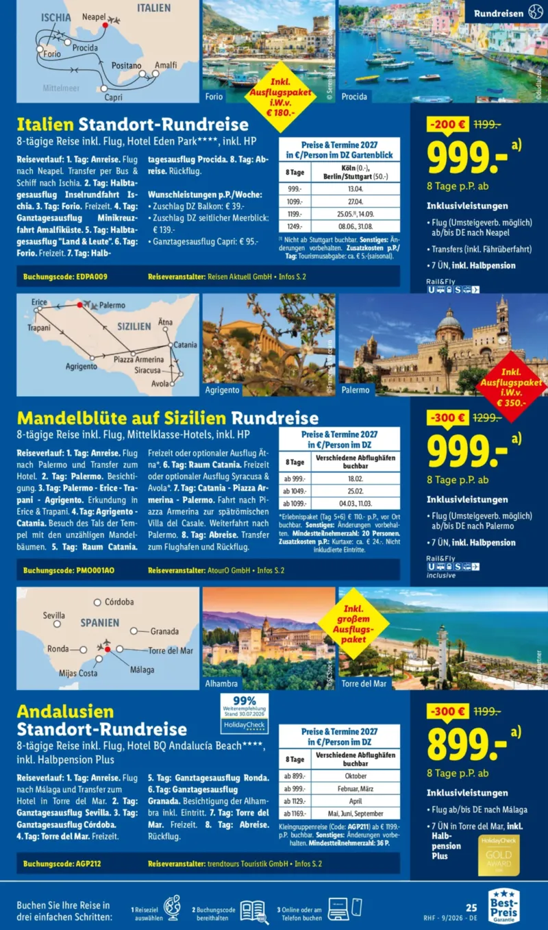 Lidl-Reisen Prospekt vom 29.08.2026, Seite 25