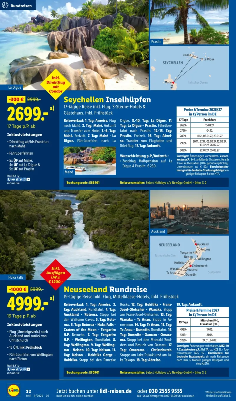 Lidl-Reisen Prospekt vom 29.08.2026, Seite 32