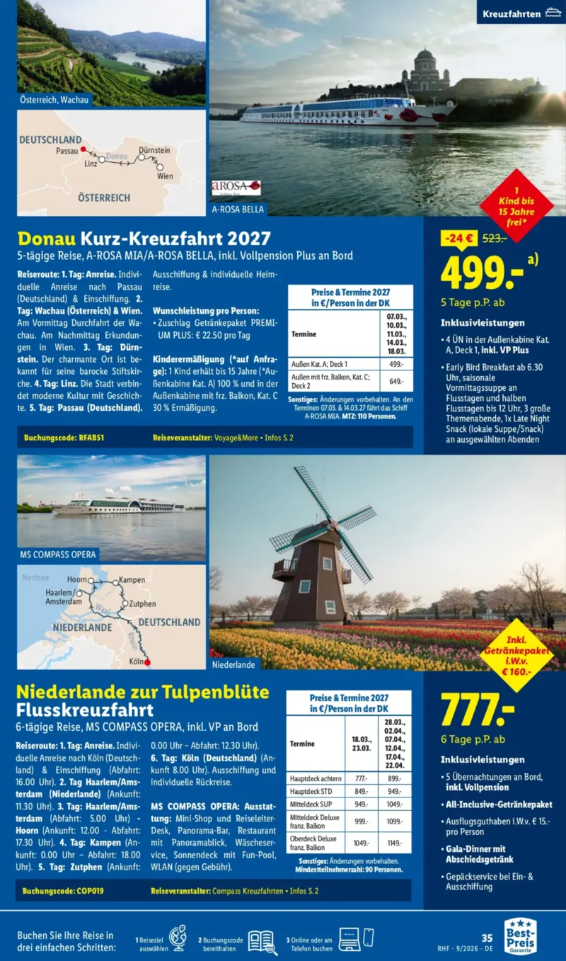 Lidl-Reisen Prospekt vom 29.08.2026, Seite 35