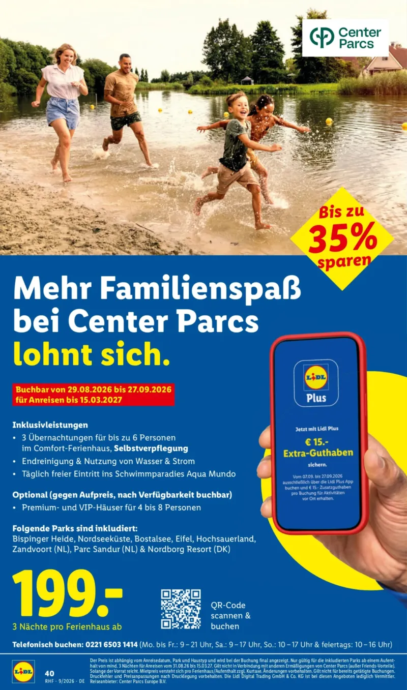 Lidl-Reisen Prospekt vom 29.08.2026, Seite 40