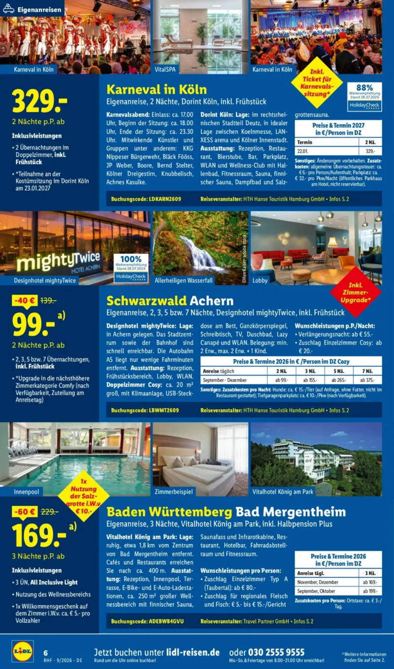 Lidl-Reisen Prospekt vom 29.08.2026, Seite 6
