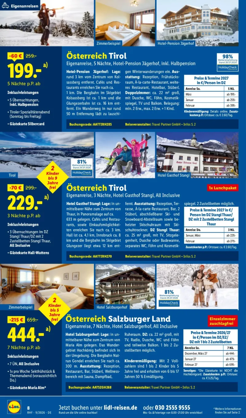 Lidl-Reisen Prospekt vom 29.08.2026, Seite 8
