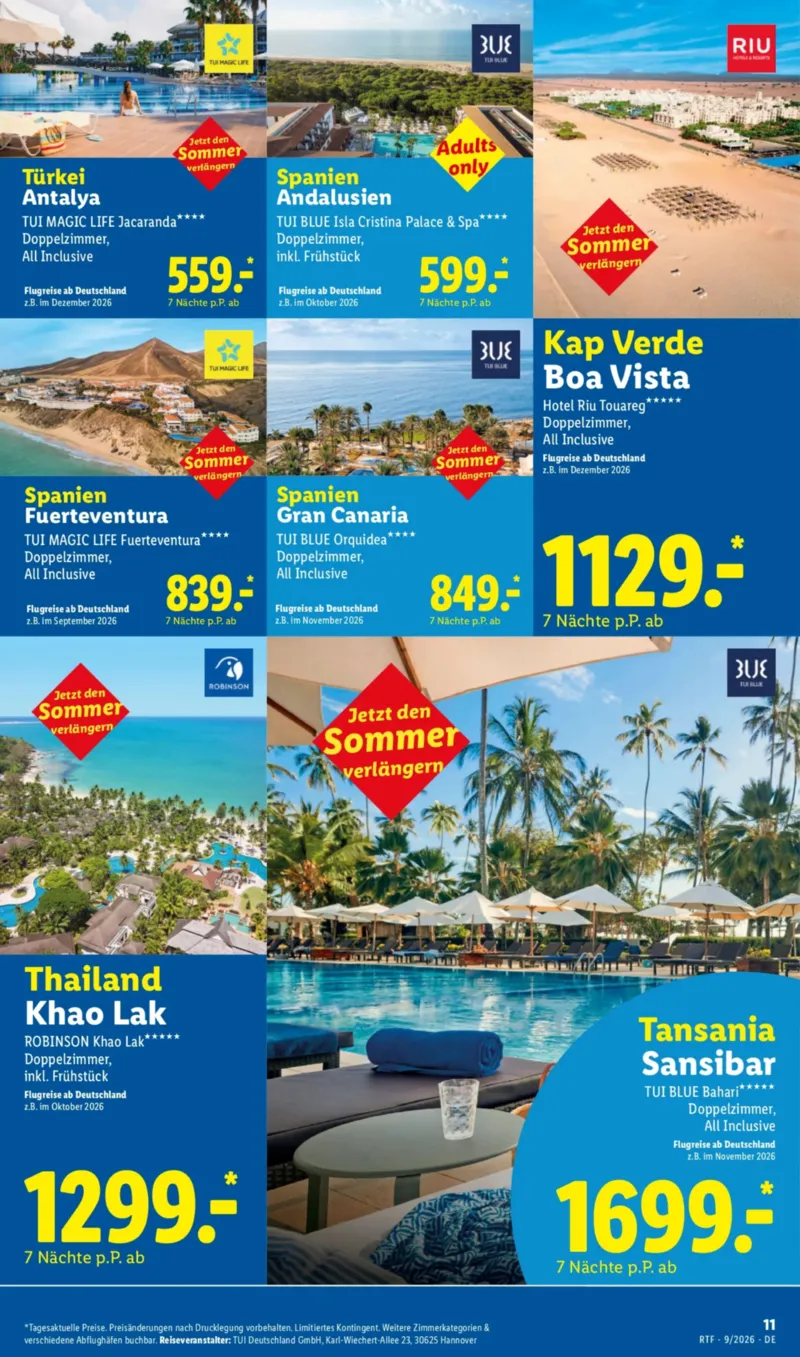 Lidl-Reisen Prospekt vom 12.09.2026, Seite 11