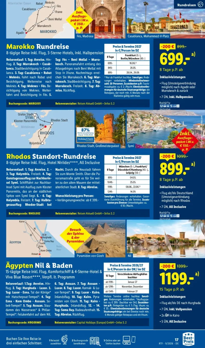 Lidl-Reisen Prospekt vom 12.09.2026, Seite 17