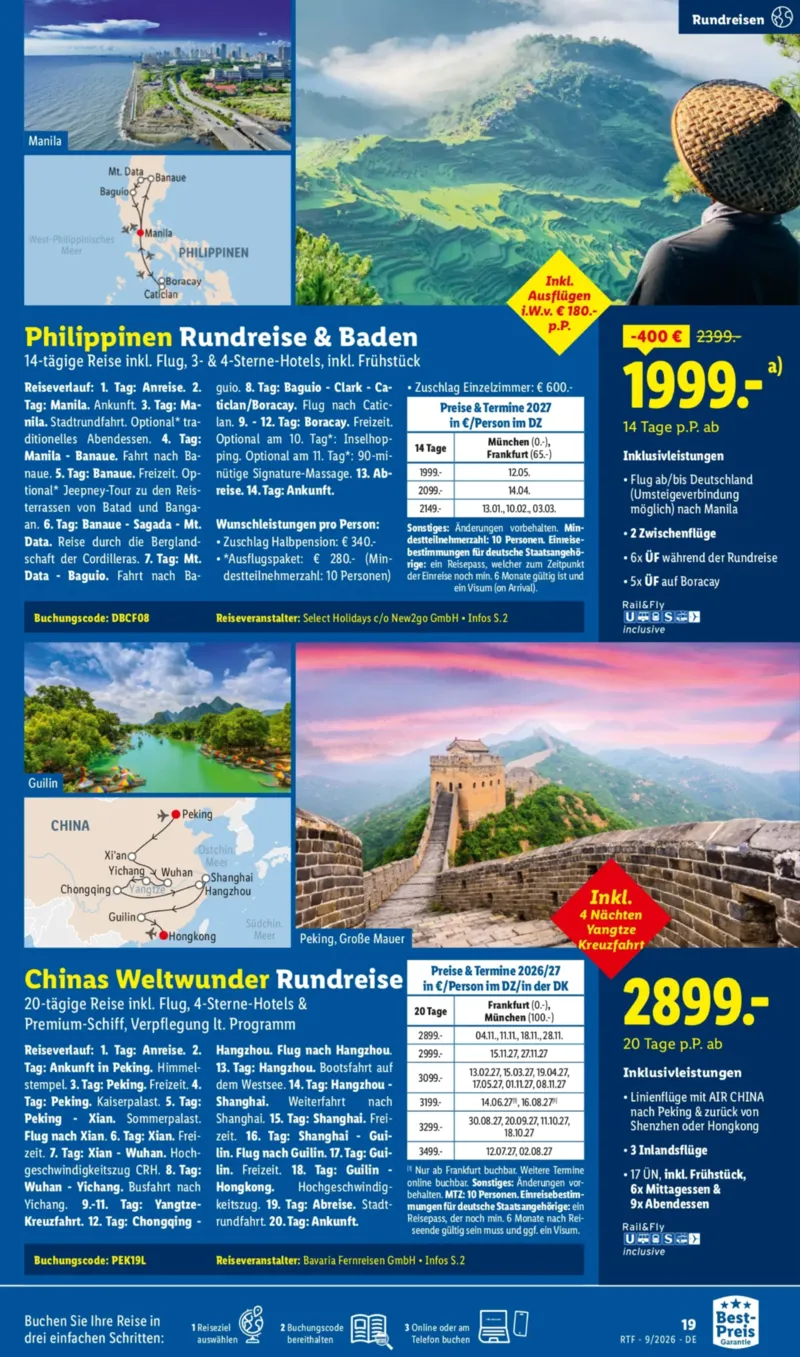 Lidl-Reisen Prospekt vom 12.09.2026, Seite 19