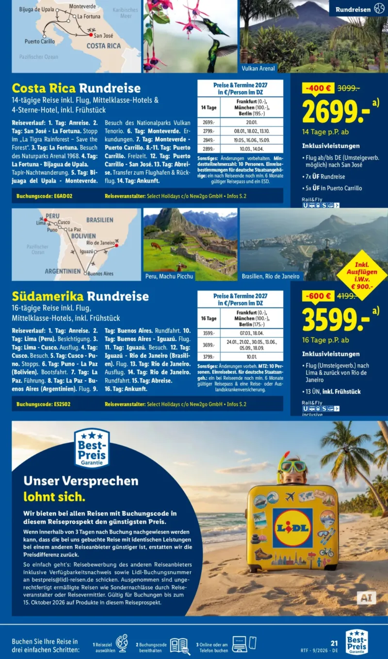 Lidl-Reisen Prospekt vom 12.09.2026, Seite 21