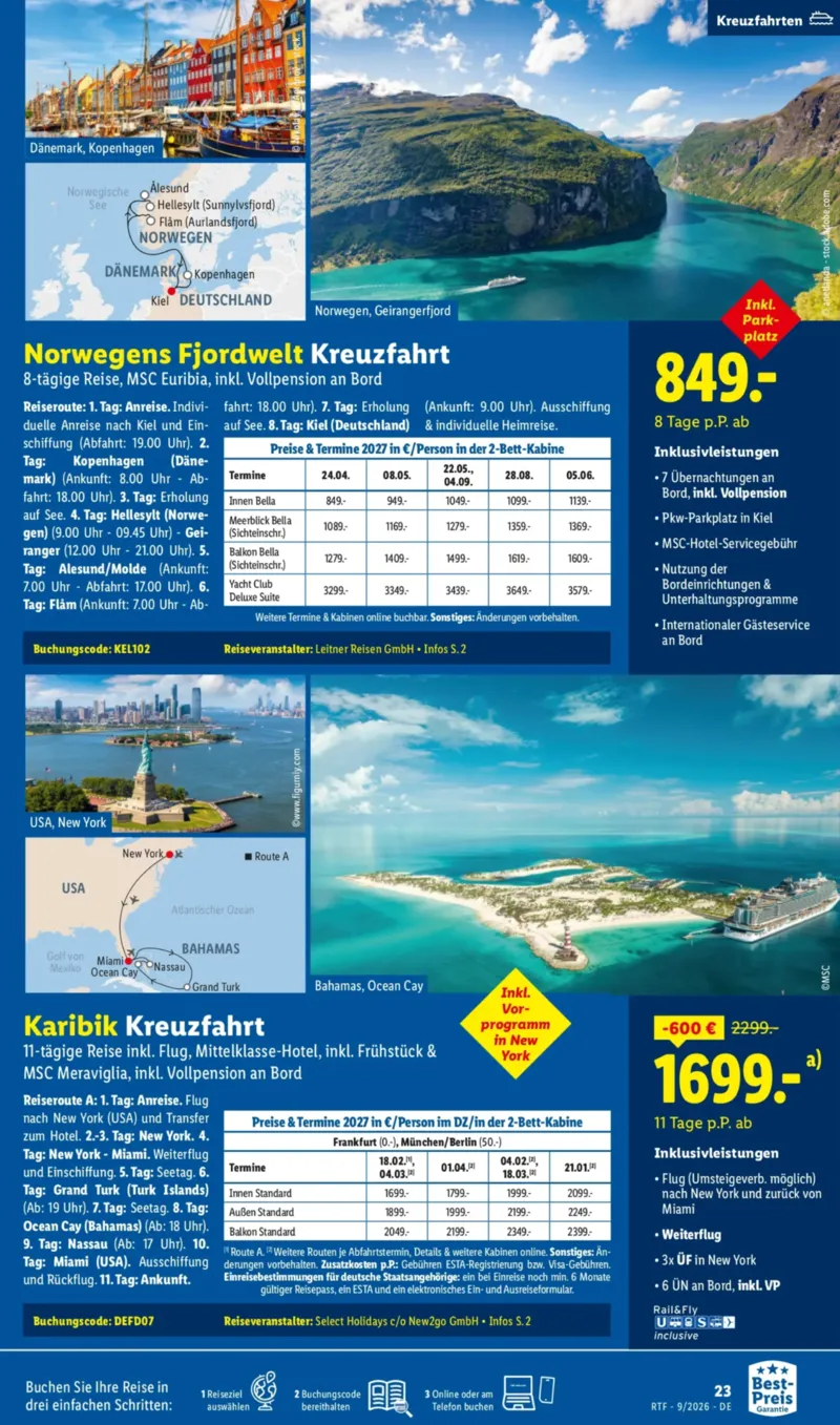 Lidl-Reisen Prospekt vom 12.09.2026, Seite 23
