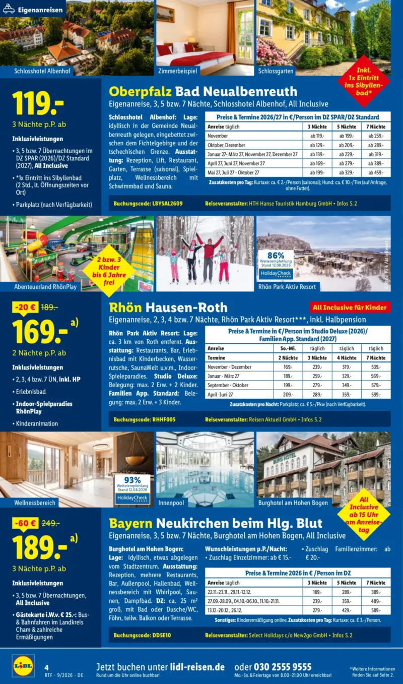 Lidl-Reisen Prospekt vom 12.09.2026, Seite 4