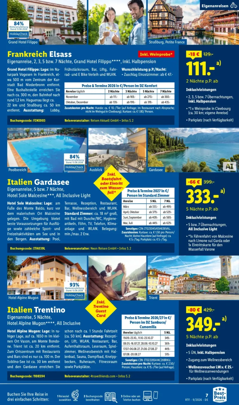 Lidl-Reisen Prospekt vom 12.09.2026, Seite 7