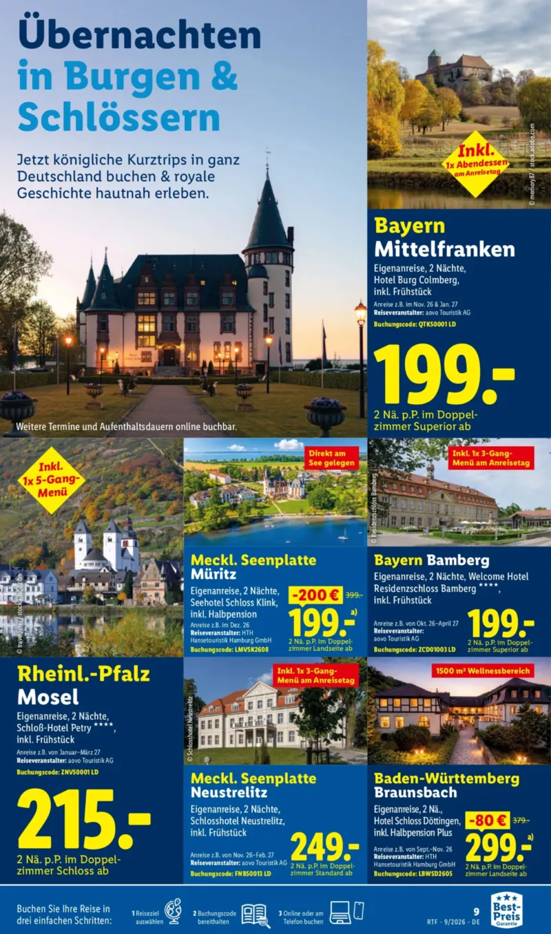 Lidl-Reisen Prospekt vom 12.09.2026, Seite 9