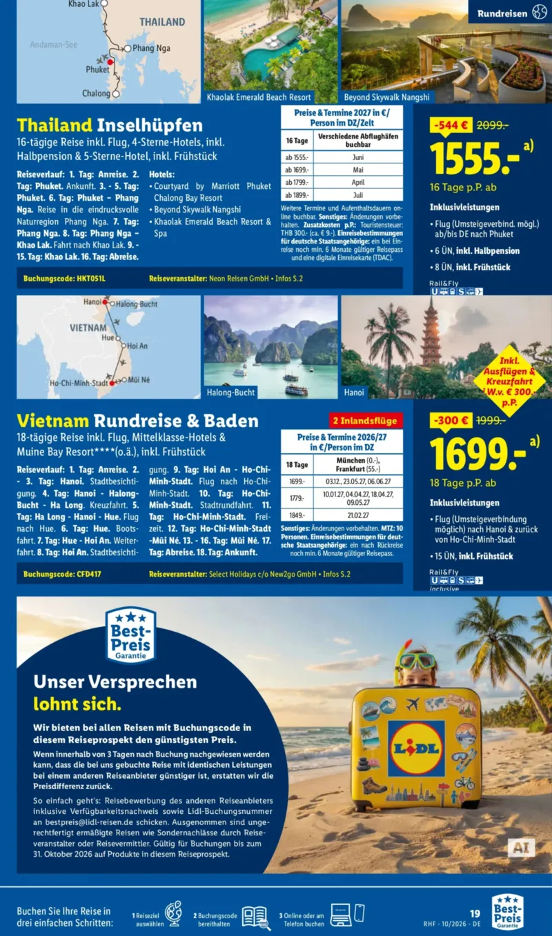 Lidl-Reisen Prospekt vom 30.09.2026, Seite 19