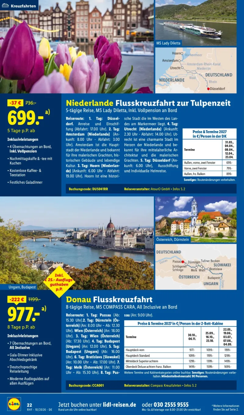 Lidl-Reisen Prospekt vom 30.09.2026, Seite 22