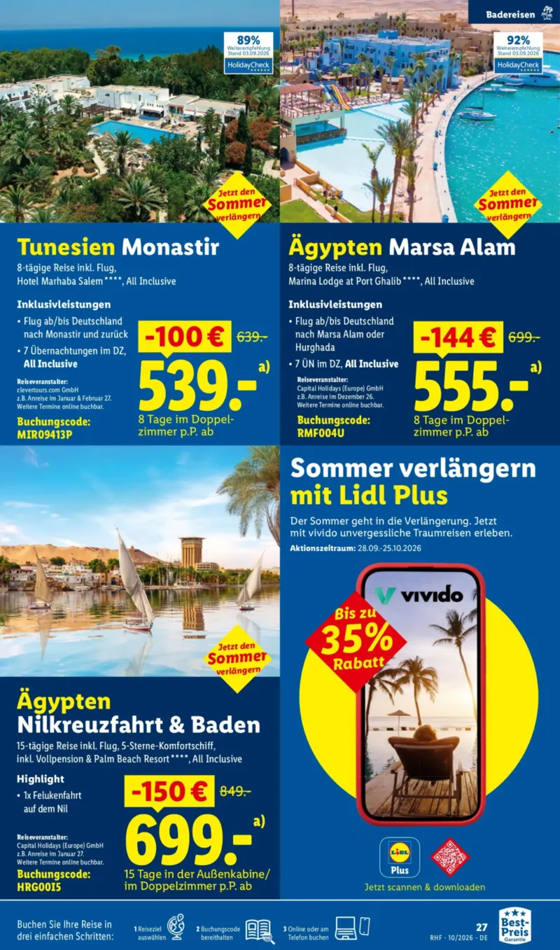Lidl-Reisen Prospekt vom 30.09.2026, Seite 27