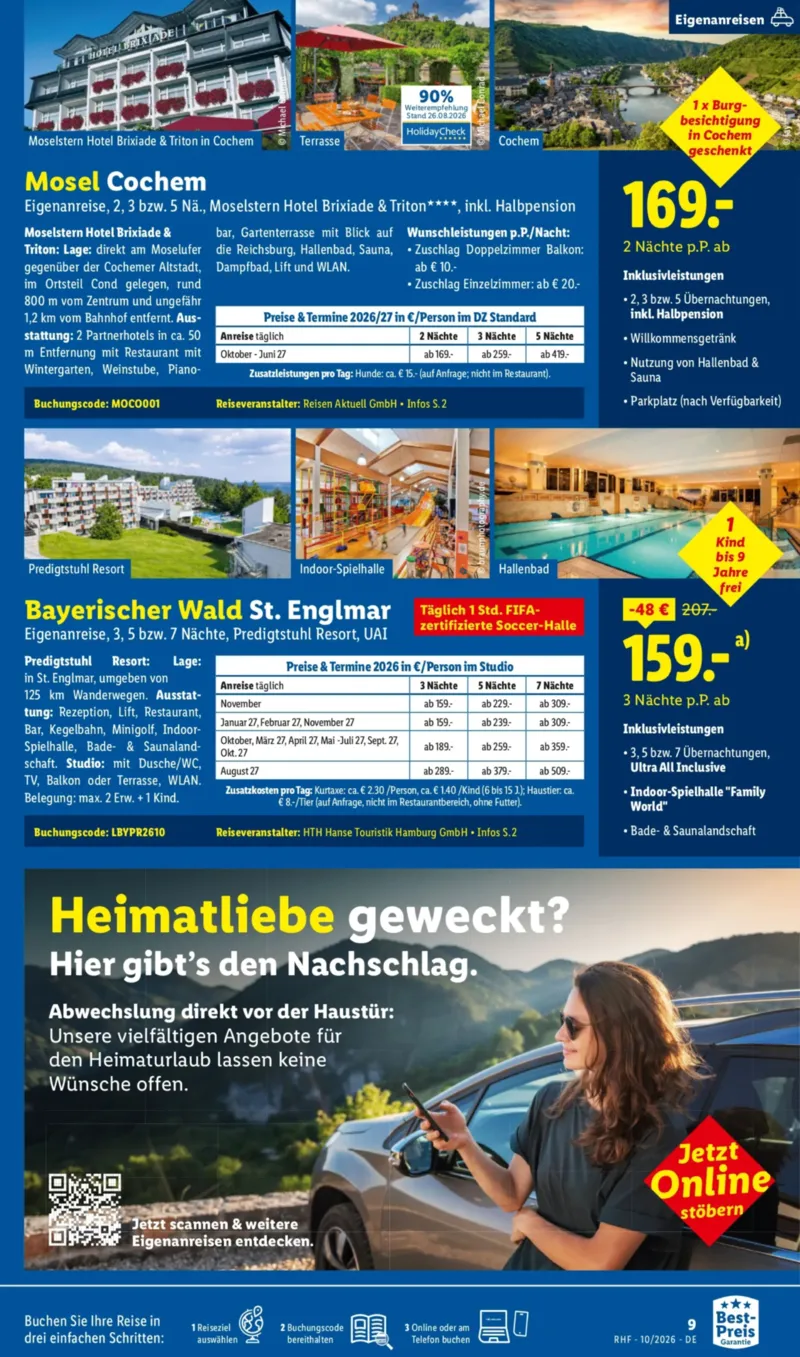 Lidl-Reisen Prospekt vom 30.09.2026, Seite 9